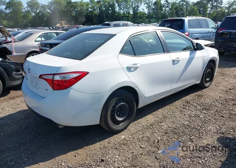2016 Toyota Corolla Le from USA, damaged, VIN 2T1BURHE1GC489350